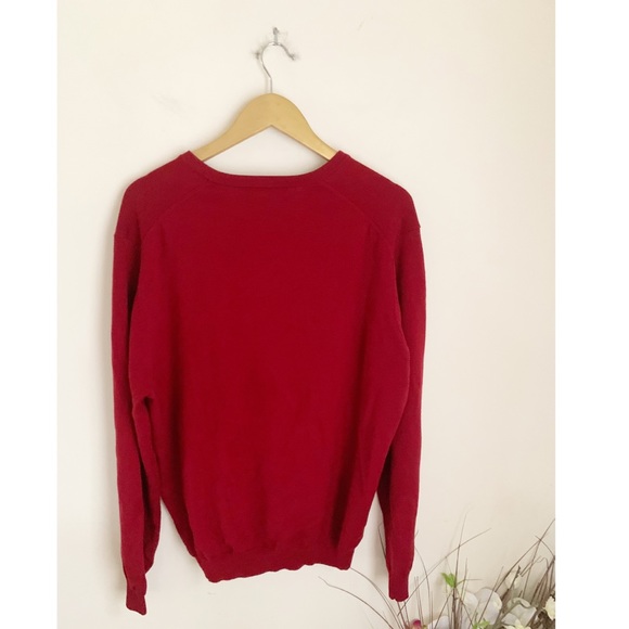 Brooks Brothers V-neck merino wool sweater - Picture 4 of 5